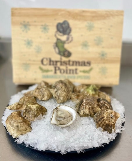 Live Oysters Christmas Points $1.85ea